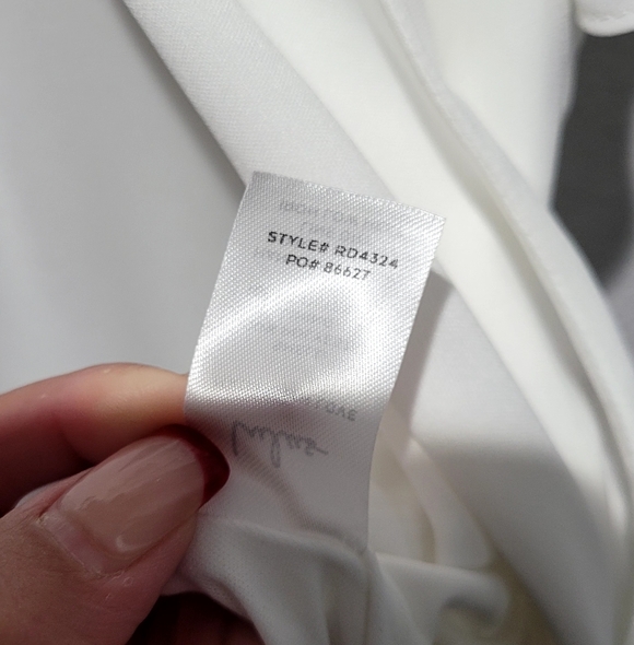 Lulu's Rise To The Occasion White Midi Wrap Dress Size Small - Picture 7 of 10